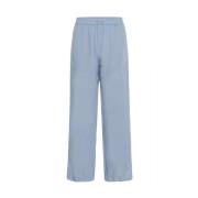 Faded Denim Straight-Leg Broek Part Two , Blue , Dames