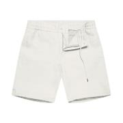 Linnen shorts met getailleerde pasvorm Orlebar Brown , White , Heren