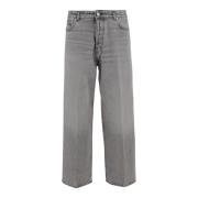 Cotton Denim Wide Fit Jeans Haikure , Gray , Dames