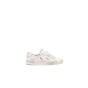 Witte Ster Leren Sneakers Golden Goose , White , Heren