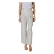 Palace Broek Collectie voor Vrouwen Armani Exchange , Beige , Dames