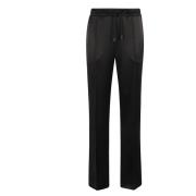 Casual Broek met Trekkoord in de Taille JW Anderson , Black , Dames