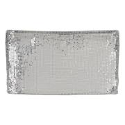 Stijlvolle Clutch Tas voor Vrouwen Paco Rabanne , Gray , Dames