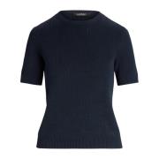 Jamyzah Korte Mouw Pullover Ralph Lauren , Blue , Dames