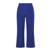 Geverfde Katoenen Broek Maliparmi , Blue , Dames