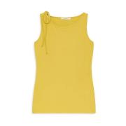 Zachte Jersey TOP Maliparmi , Yellow , Dames