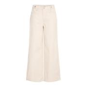 Wijde Sandshell Broek Ichi , Beige , Dames