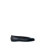 Boogdetail Leren Ballerina Pumps Maison Margiela , Black , Dames