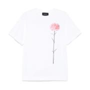 Bloemenprint T-shirt Simone Rocha , White , Dames