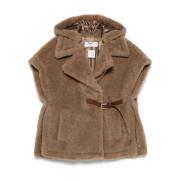 Bruine Lanoso4 Jas Stijlvol Max Mara , Brown , Dames