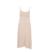 Stijlvolle Naadloze Jurk Simone Rocha , Beige , Dames