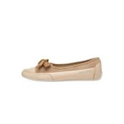 Buffed leather and suede ballet flats Candy BOW Candice Cooper , Multi...