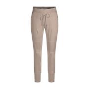 Hightech Jersey Broek met Zakken Raffaello Rossi , Brown , Dames