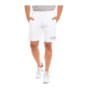 Sportieve katoenen bermuda shorts U.s. Polo Assn. , White , Heren