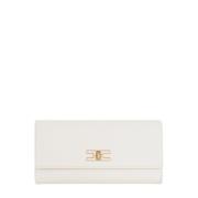 Rechthoekige Ketting Pouch in Kunstleer Elisabetta Franchi , White , D...