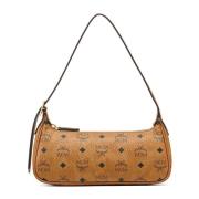 Aren schoudertas in Visetos MCM , Brown , Dames