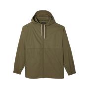 Groene Windjack Met Capuchon A.p.c. , Green , Heren