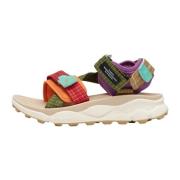 Suede and fabric sandals Nazca 2 UNI Flower Mountain , Multicolor , Un...