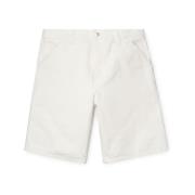 werkshorts Carhartt Wip , White , Heren