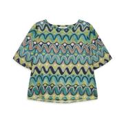 Collectie Print Shirt Maliparmi , Multicolor , Dames