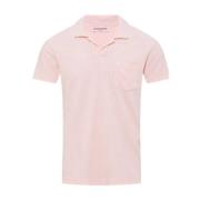 Roze Badstof Poloshirt Orlebar Brown , Pink , Heren