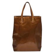 Pre-owned Leather totes Louis Vuitton Vintage , Brown , Dames