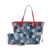 Pre-owned Canvas louis-vuitton-bags Louis Vuitton Vintage , Blue , Dam...