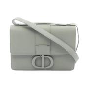 Pre-owned Leather dior-bags Dior Vintage , Gray , Dames