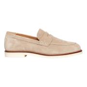 Beige Loafer Mocassins Stijlvol Comfort Hogan , Beige , Heren