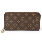 Pre-owned Canvas wallets Louis Vuitton Vintage , Brown , Dames