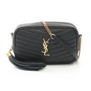 Pre-owned Leather shoulder-bags Yves Saint Laurent Vintage , Black , D...