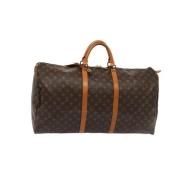 Pre-owned Canvas louis-vuitton-bags Louis Vuitton Vintage , Brown , Da...