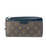 Pre-owned Cotton wallets Louis Vuitton Vintage , Brown , Dames