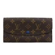 Pre-owned Canvas wallets Louis Vuitton Vintage , Brown , Dames