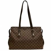 Pre-owned Canvas totes Louis Vuitton Vintage , Brown , Dames