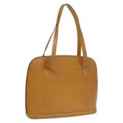 Pre-owned Leather louis-vuitton-bags Louis Vuitton Vintage , Yellow , ...