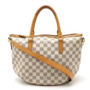 Pre-owned Canvas totes Louis Vuitton Vintage , Beige , Dames