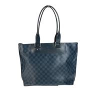 Pre-owned Canvas totes Louis Vuitton Vintage , Blue , Dames