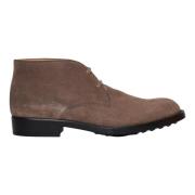 Beige Enkellaarzen voor Mannen Tod's , Brown , Heren