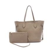 Pre-owned Leather louis-vuitton-bags Louis Vuitton Vintage , Gray , Da...