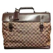 Pre-owned Canvas handbags Louis Vuitton Vintage , Brown , Heren