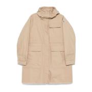 Stijlvolle Meudon Parka voor Mannen Moncler , Beige , Dames