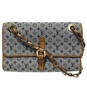 Pre-owned Canvas crossbody-bags Louis Vuitton Vintage , Blue , Dames