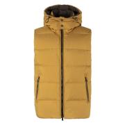 Capuchon Goose Down Bodywarmer Moorer , Yellow , Heren