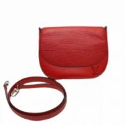 Pre-owned Leather louis-vuitton-bags Louis Vuitton Vintage , Red , Dam...