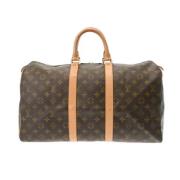 Pre-owned Canvas travel-bags Louis Vuitton Vintage , Brown , Dames