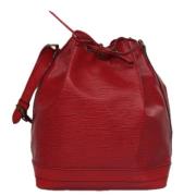 Pre-owned Leather louis-vuitton-bags Louis Vuitton Vintage , Red , Dam...