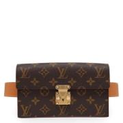 Pre-owned Canvas louis-vuitton-bags Louis Vuitton Vintage , Brown , Da...