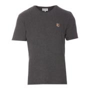 Grijze T-shirts en Polos Maison Kitsuné , Gray , Heren