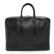 Pre-owned Leather louis-vuitton-bags Louis Vuitton Vintage , Black , H...